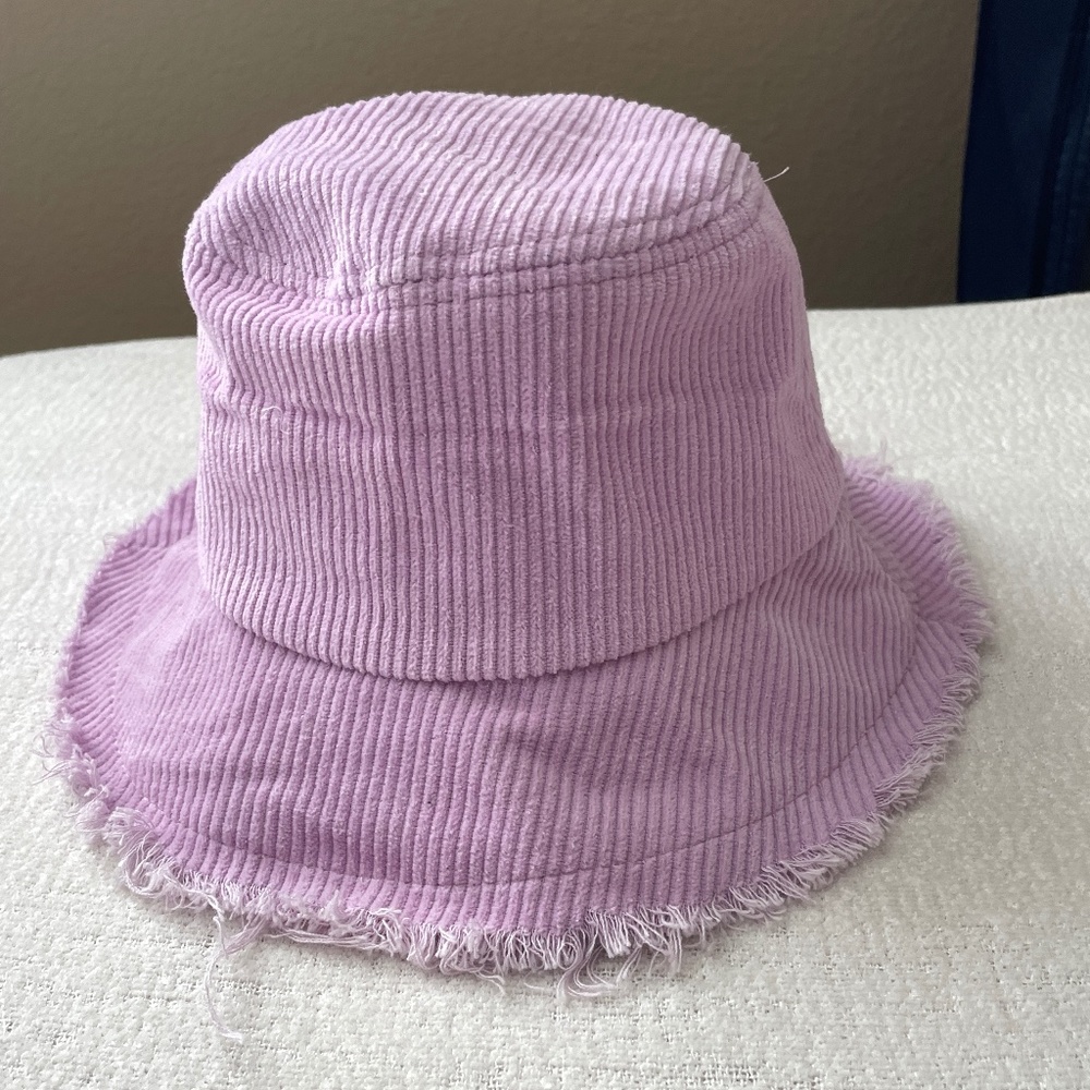 Lavender Corduroy Bucket Hat